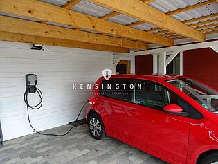 Dopplecarport mit Wallbox